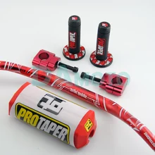 1 1/" бар fat mx manillar mano grips pad para Для honda ktm crf yamaha yzf kawasaki kxf suzuki rm wrf dirt pit bike atv Quad