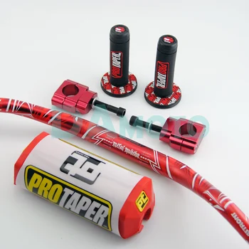 

1 1/8 "bar fat mx manillar mano grips pad para for honda ktm crf yamaha yzf kawasaki kxf suzuki rm wrf dirt pit bike atv Quad