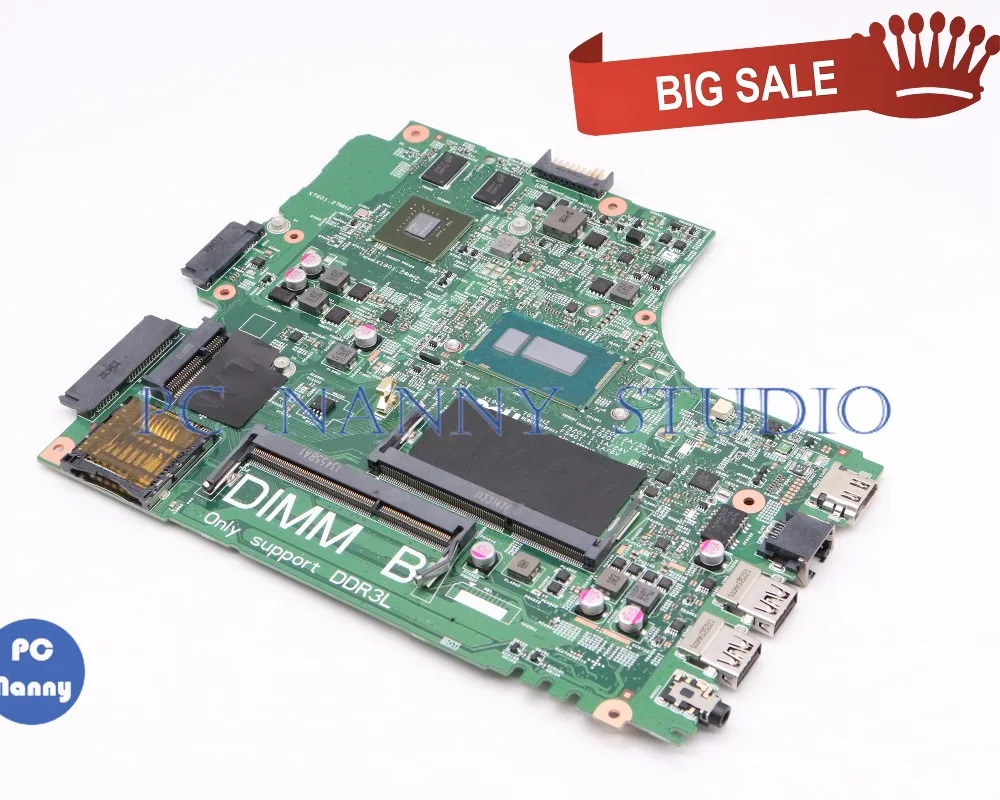 Very best  PCNANNY PWB VF0MH CN-0VCT9N VCT9N 0VCT9NFor Dell Inspiron 3437 5437 Laptop Motherboard SR16Q I3-401