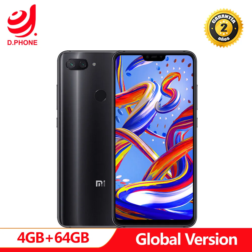 Global Version Xiaomi Mi 8 Mi8 Lite 4GB Ram 64GB Rom Snapdragon 660 AIE 6.26