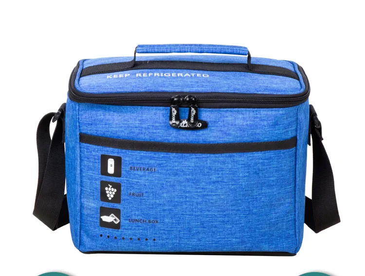 Большая водонепроницаемая Термосумка для пикника, большая коробка для льда, новая упаковка, изоляционная сумка, пакет для еды, Изолированная крутая сумка qs49 - Цвет: blue