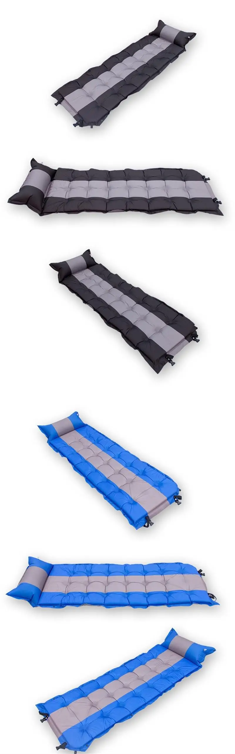 Точечная Автоматическая надувная подушка, автомобильный дорожный матрас, может быть сшит, походный спальный коврик, многоцветная, на выбор, походный коврик