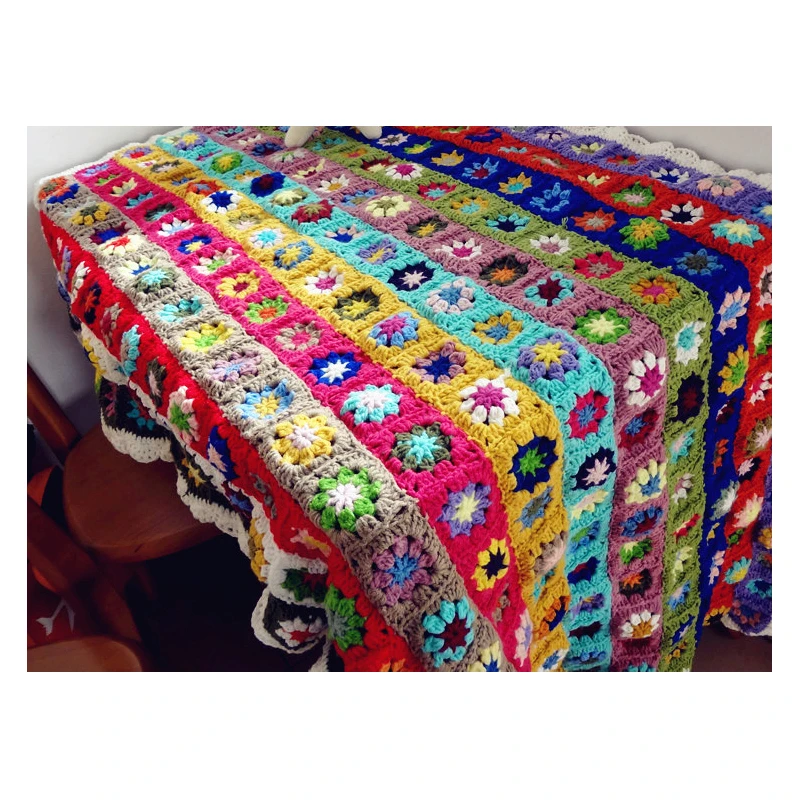 colourful baby blanket