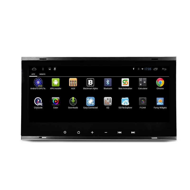 Best Aoluoya IPS RAM 2GB+32GB Android 7.1 2 DIN CAR DVD GPS Navigation For VW Volkswagen Touareg 2003-2010 VW T5 Multivan 2009 2010 1