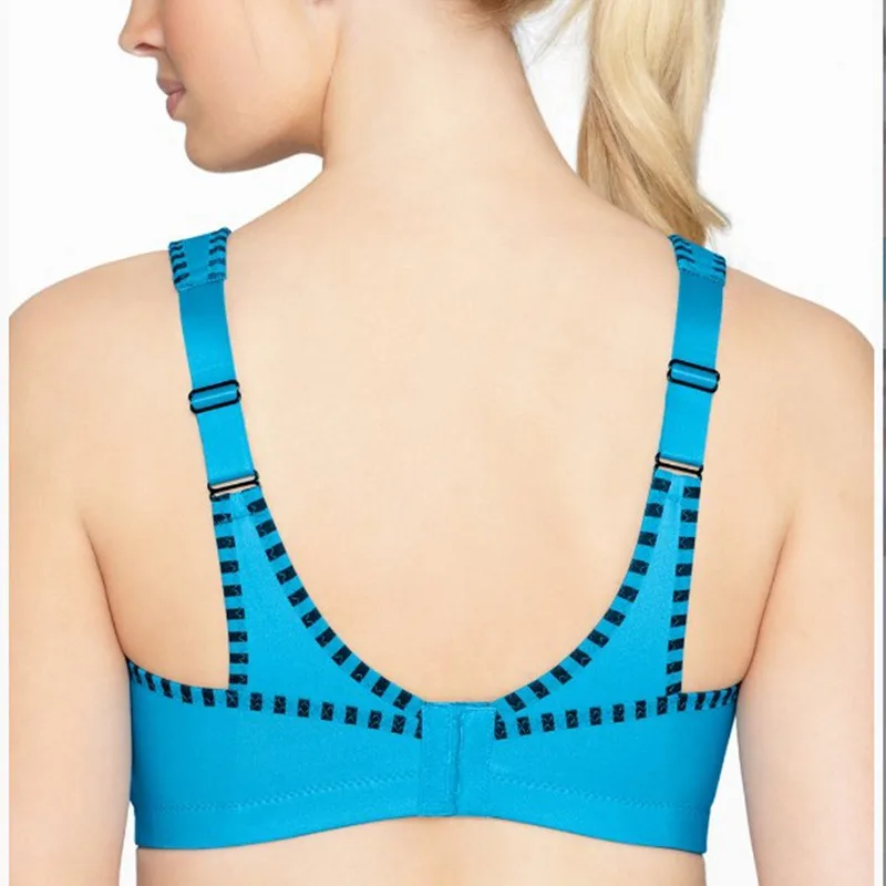 Ceny Nie Bounce pełne wsparcie cup Plus rozmiar oddychający biustonosz sportowy magia windy styl zasięg średni wpływ drut bezpłatne