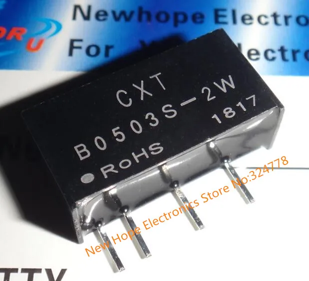

DC-DC B0503S-2W B0503S SIP4 NEW Step-down power module 5V turn 3.3V Isolated power converter