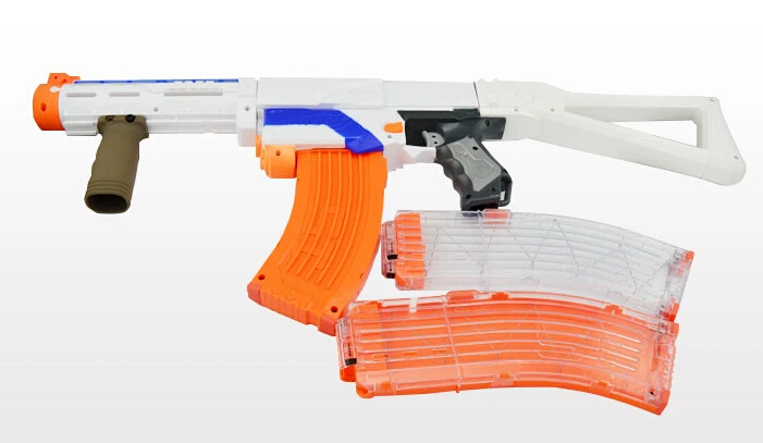 Для Nerf банан журналов патроны зажимы Разрушитель 15 круглый пополнения журнал Dart
