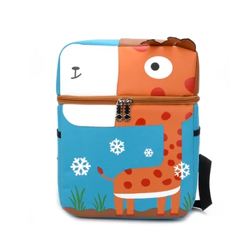 

3D Cartoon Animal Kids bag Orthopedic Satchel Dinosaur Giraffe Unicorn Whale Elephant Flamingo Solid Backpack Children Pack