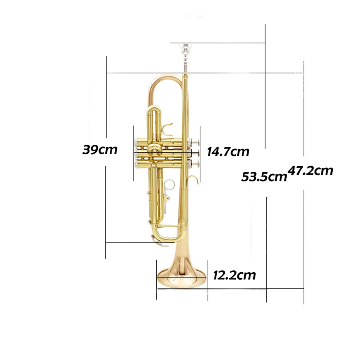 Труба Баха позолоченный ключ LT180S-72 плоский Bb профессиональный трубный колокольчик Топ Музыкальные инструменты латунь