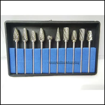 

10pcs Dental Burrs Dental Lab Titanium Nitrate Carbide Burs Burrs