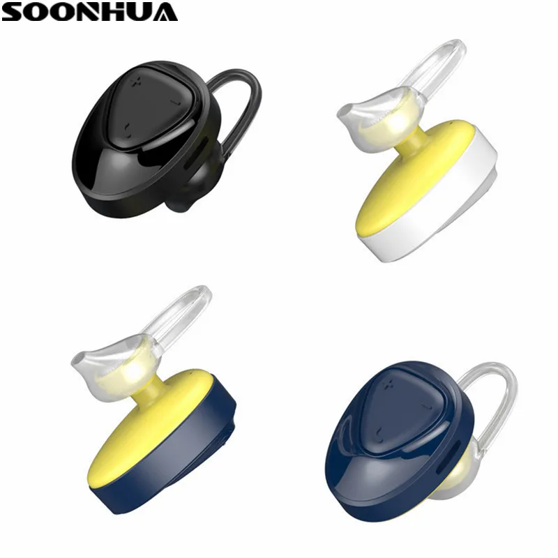 Мини Bluetooth наушники SOONHUA для вождения автомобиля беспроводные вкладыши с супер