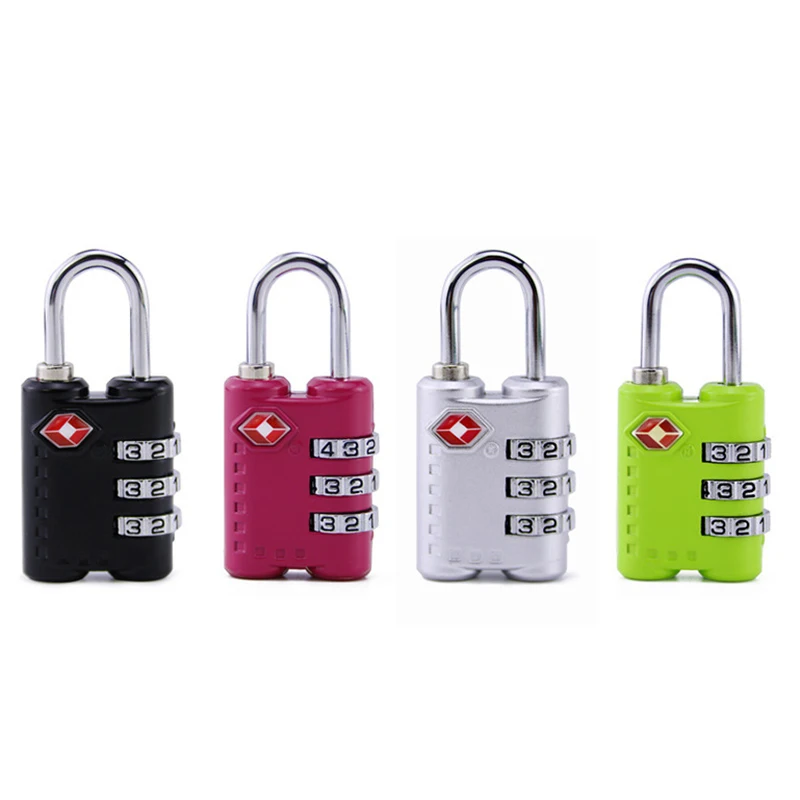 

Hot Sale ! Colorful 3 Digit Number Cabinet Code Lock Combination Lock For Suitcase Backpack Padlock