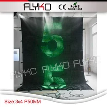 Полноцветный модный сценический светодиодный фон