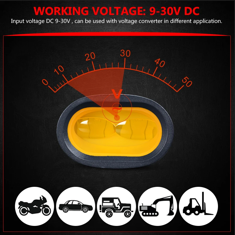 6D New 20W DC 12V 24V Car LED WorkLight Lamp Headlight Bar Offroad Boat Motorcycle SUV Night Driving Lighting Headlamp Fog Lens