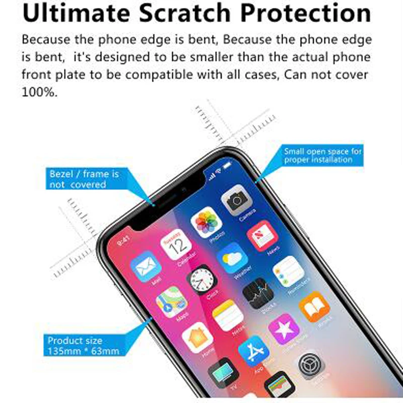 Wangcanli 9H ультратонкое закаленное стекло для iPhone 8 7 6 6S Plus Защитная пленка экрана iphone