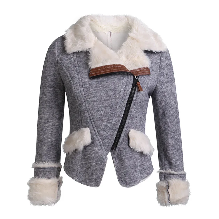 Женская зимняя куртка Локомотив размера плюс 3XL бархатное пальто с мехом ягненка из искусственной овчины кашемировые пальто замшевая куртка SX05