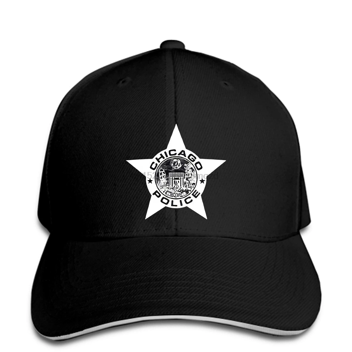 

chicago police department - Custom men's back and front Men Baseball Cap Snapback Cap Women Hat Peaked