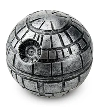 Hot Star Wars 3 Schichten Tabak Grinder Zink-legierung 55mm harz Ball Rohr Pollen Crusher Silber Rauch Rauchen Kraut Kräuter Grinder