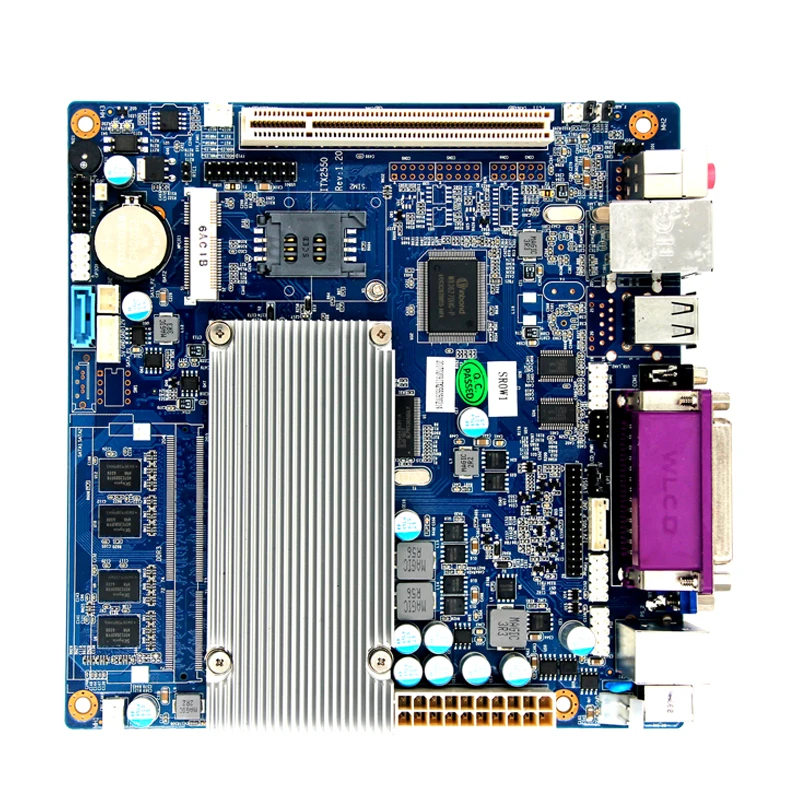 

Mini-ITX embedded industrial motherboard max DDR3 4GB RAM 1*Lan 5*COM