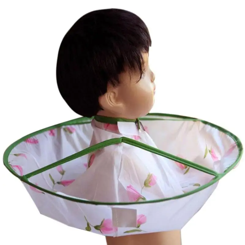 Children Kids Hair Cutting Cape Flower Gown Salon Hairdresser Barber Apron