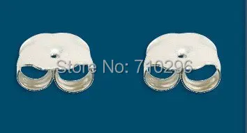 

Wholesale Price!10pcs Sterling Silver 925 EARRING BACKS EAR NUTS 4x9.2mm Silver Earring Finding For jewelry making
