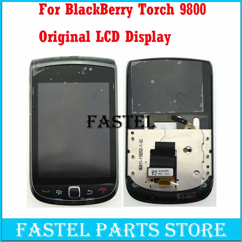 

For BlackBerry Torch 9800 Original New LCD screen digitizer display with touchscreen& frame assembly& slider+Tools