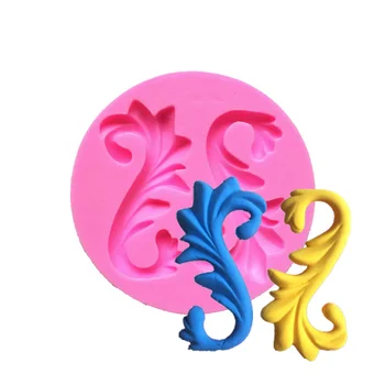 

Flower European relief Lace vines fondant silicone Mould Chocolate Mold Fondant Cake Decoration tools T0689
