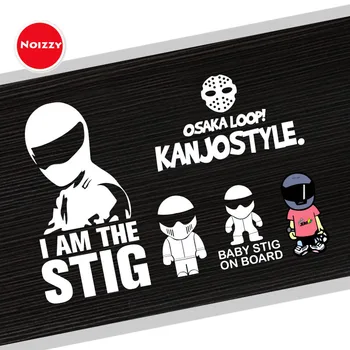 

Noizzy I am the STIG Topgear Collection Car Sticker Vinyl Auto Decal Reflective Motorcycle Leader Whole Body Tuning Car Styling