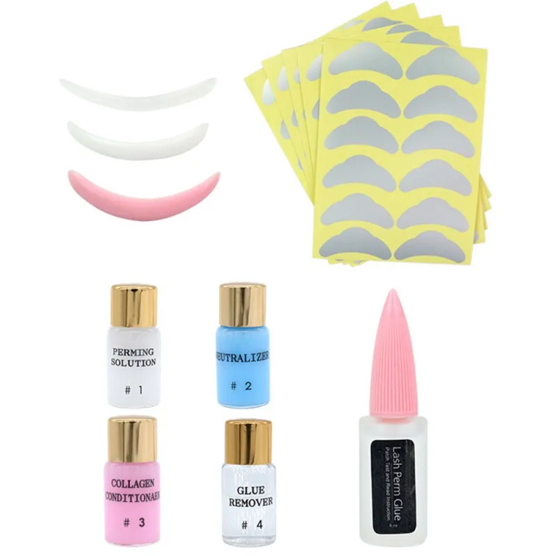  1 set High Quality Lash Lift Eyelash Perming Kit Lift Perm Set With Rods Glue Professional Extensio