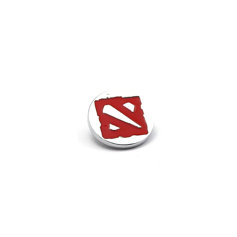 Запонки Dota серебристого цвета Ti8 Game 2 металлические зажимы для галстука запонки