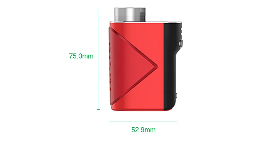 Original Geekvape Lucid 80W TC Box MOD& AS Chip& Powered By Single 18650 Battery& 0.69 Inch OLED Screen Ecig Vape Mod