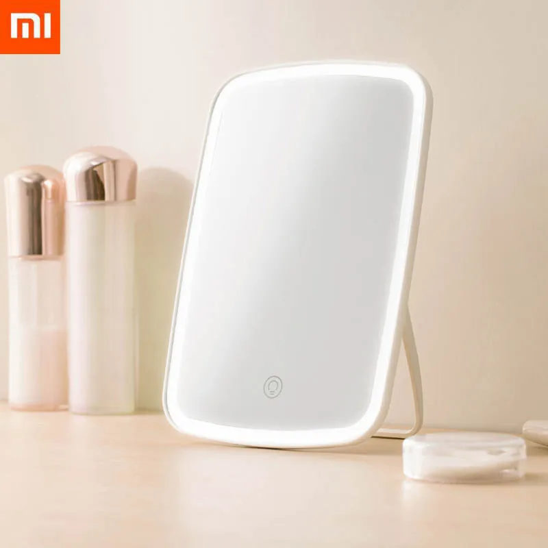 

Xiaomi Mijia LED Make-up Mirror Touch-sensitive Control LED Natural light fill adjustable Angle Brightness lights long battery