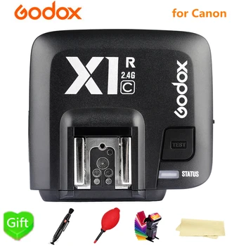 

GODOX X1R-C Wireless Remote Flash Receiver 32 Channels TTL 1/8000s Shutter Release for Canon EOS Cameras Xpro-C X1T-C Trigger