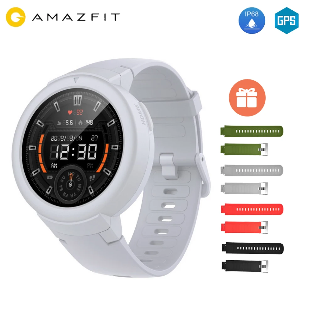 

NEW Version Huami AMAZFIT Verge Lite Smart Watch Bip 2 GPS IP68 Waterproof Multi-Sports Smartwatch Health Tracker