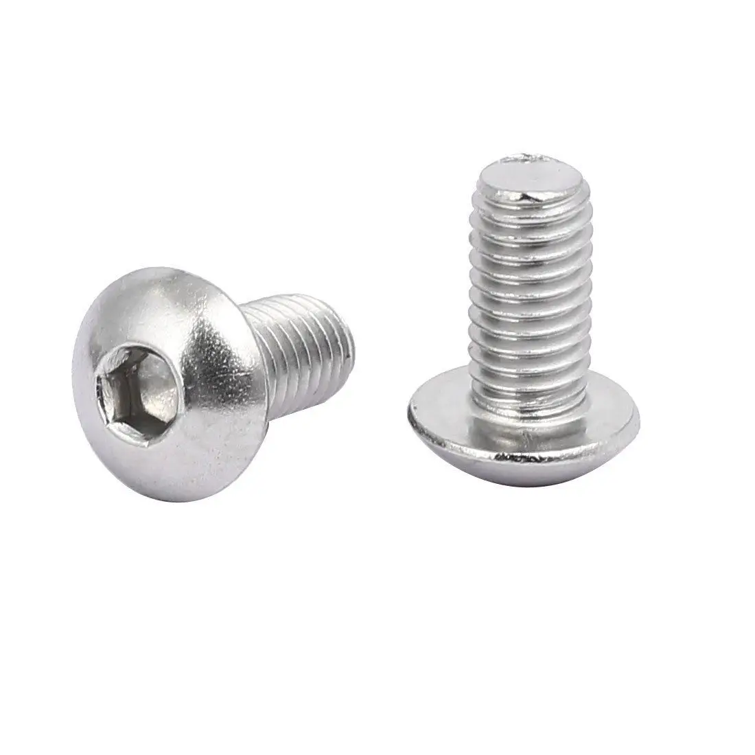 Quality 80pcs M5x10mm Stainless Steel Button Head Hex Socket Cap Screws