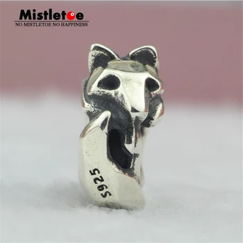 

Mistletoe Jewelry Genuine 925 Sterling Silver Fox Spacer Stopper Charm Bead Fits European Troll 3.0mm Bracelet