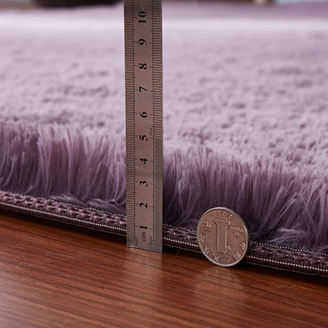 Silky Fluffy Carpet Modern Home Decor Long Plush Shaggy Rug Children's Play Mats Sofa Living Bedroom Bedside Mat Balcony Carpets 4