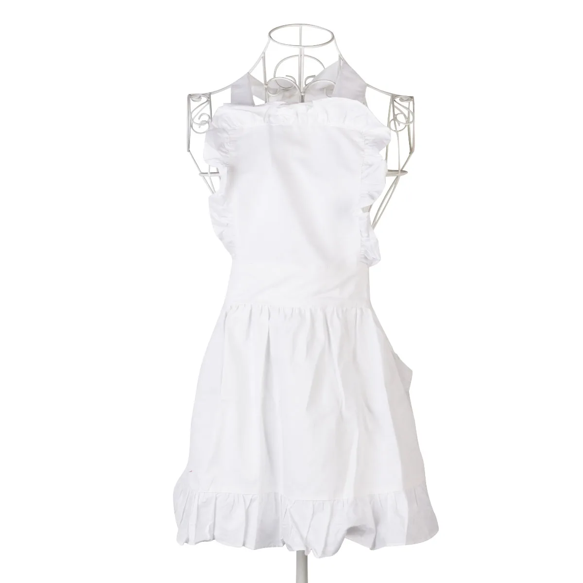 Pure Cotton Cute Aprons for Girls Vintage Retro Waitress Apron Women