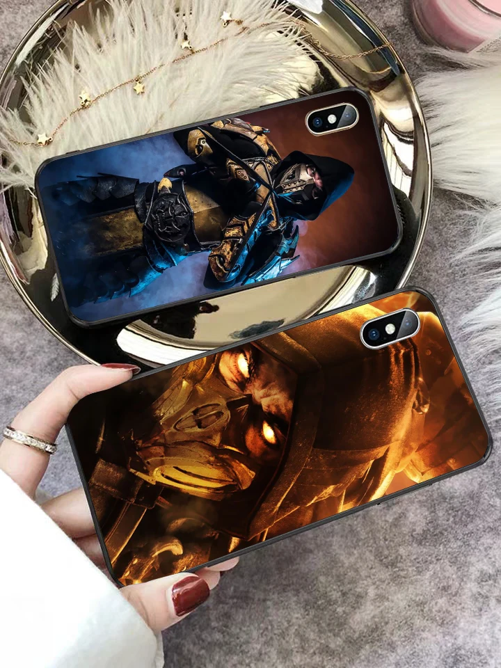 Силиконовый чехол Mortal Kombat для iPhone 5 5S 6 6S Plus 7 8 11 Pro X XS Max XR|Бамперы| |