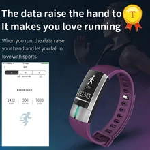 Лучший точный пульсометр смарт-браслет ECG PPG монитор влагостойкие умные часы с ремешком пульсометр напоминание фитнес-трекер здоровья