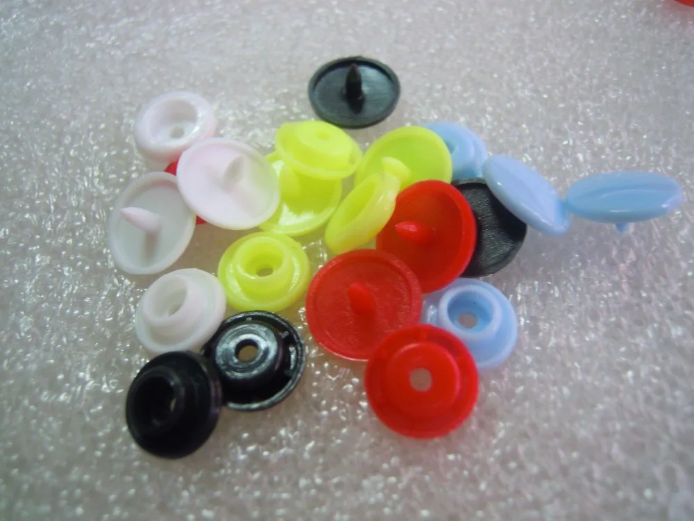 Mixed Brand 12mm 150 sets Plastic Snap Button Fastener buttons For Baby