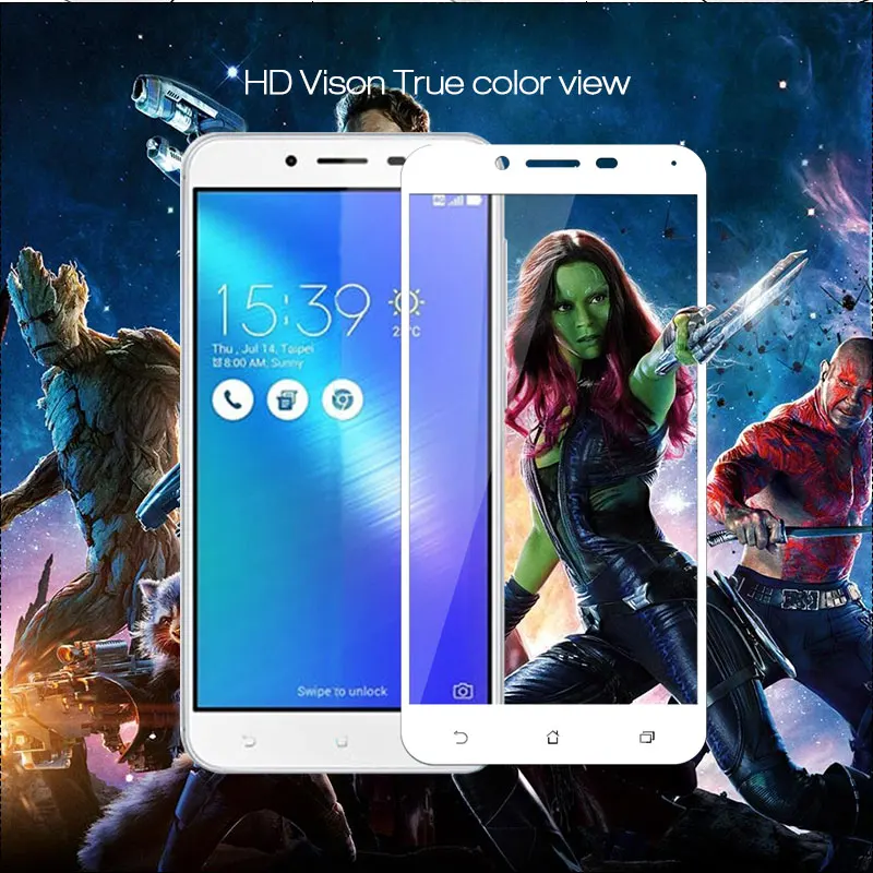 

For Asus ZenFone 3 Max ZC553KL Pelicula Protectora 9H 2.5D Protective Toughened Film ZenFone 3 Max ZC553KL Full Films