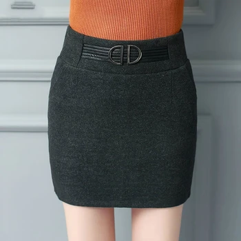 

2019 new autumn and winter Fashion casual sexy Stretch female women girls mini pencil skirts clothes