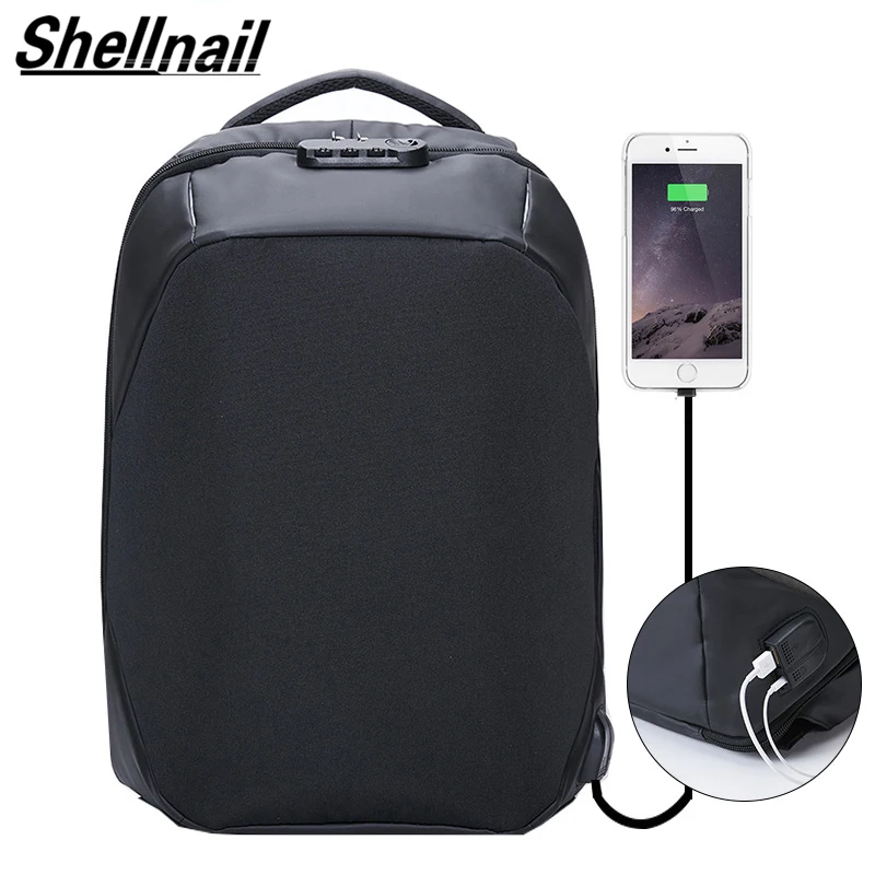 Shellnail 15 дюймов USB зарядка водонепроницаемая сумка для ноутбука для Mackbook pro 13,3-15,6 дюймов Сумка для ноутбука сумка для компьютера для Macbook IPAD