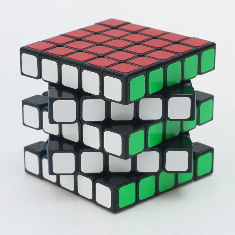 ShengShou Wind 5x5x5 Cubo Magico скоростной Куб Черный Твист Головоломка профессиональные Развивающие игрушки для детей подарок Прямая