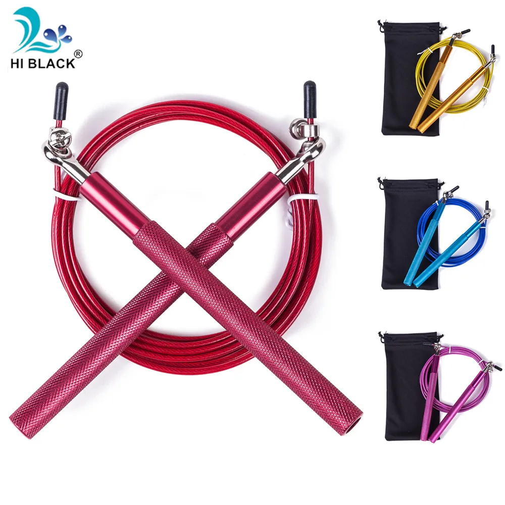 HI BLACK Crossfit Jump Rope Adjustable Jumping Rope Training Aluminum Skipping Rope Fitness