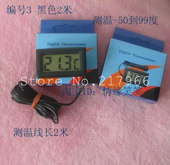 

10PCS X ,Culture room aquarium species breeding large electronic digital thermometer Digital Thermometer ST-1A,Free Shipping