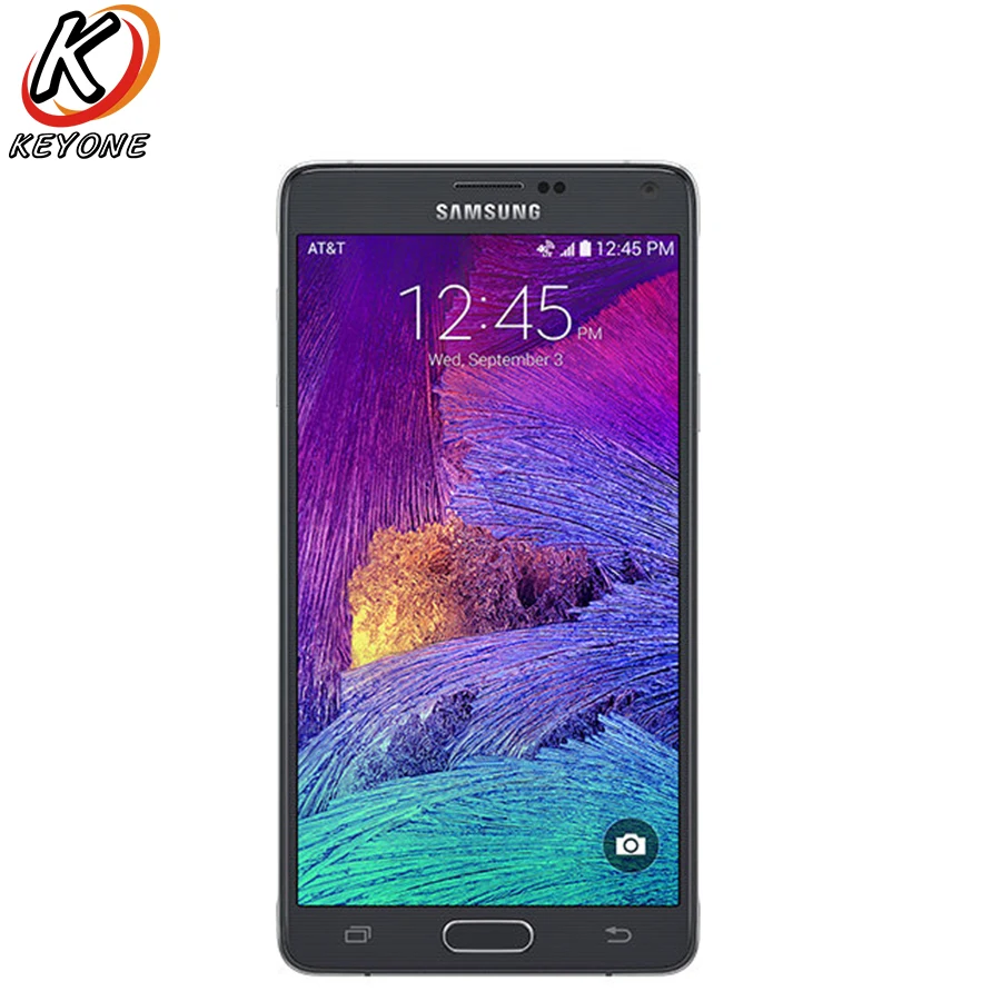 Оригинал AT & T версия Samsung Galaxy Note 4 n910a LTE мобильный телефон 5 7 дюймов 3 ГБ Оперативная