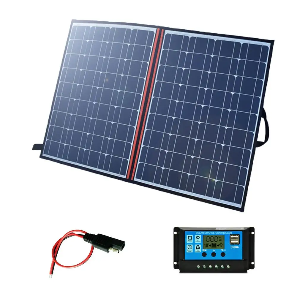 100 W 110W 120W 140w 150W 18v Foldable Solar Panel Portable Outdoor cheap solar panels china for Hiking Car&Boat battery Charger