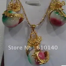 5 шт. нескольких цвет дракон ювелирные изделия серьги / ожерелье